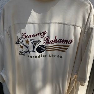 Tommy bahama silk shirt short sleeve